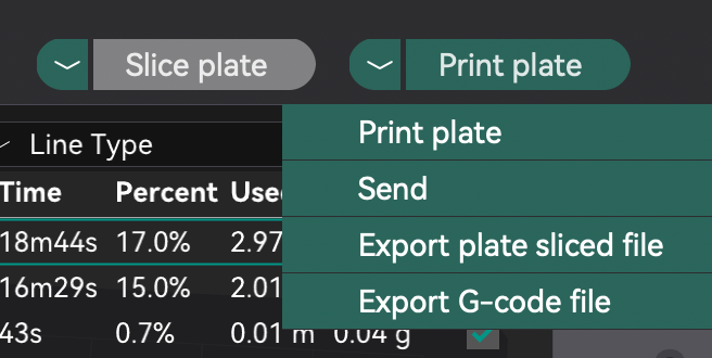 Export G-code dialog in Orca Flashforge.
